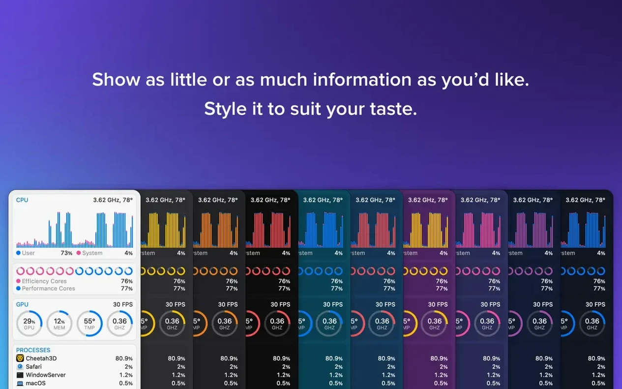 iStat Menus — glimpse 5 iStat Menus usage, image 5