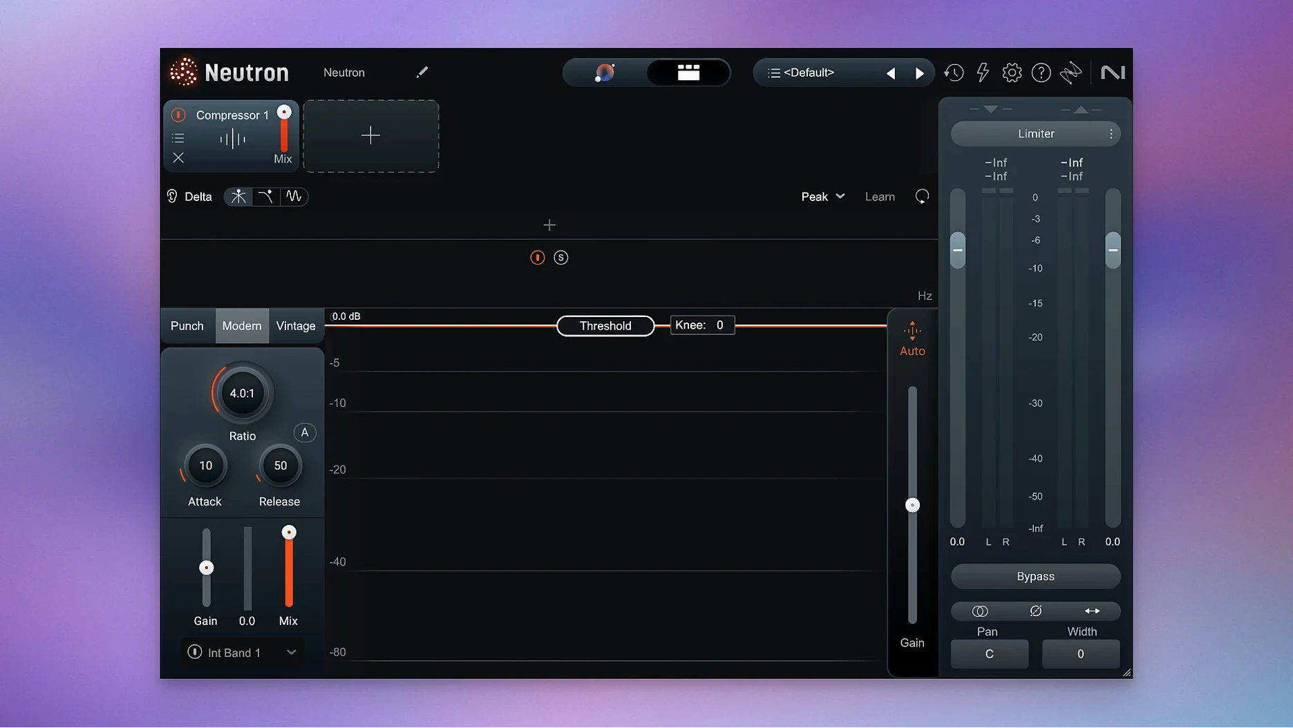 iZotope Neutron visual 2 iZotope Neutron close-up 2