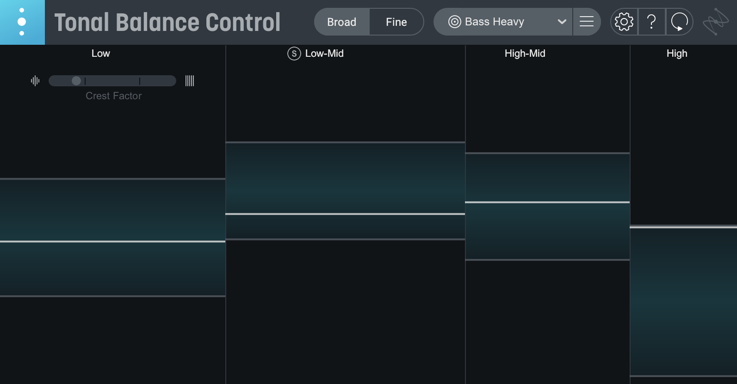 iZotope Tonal Balance Control — glimpse 1 rx breath control free download — first screen