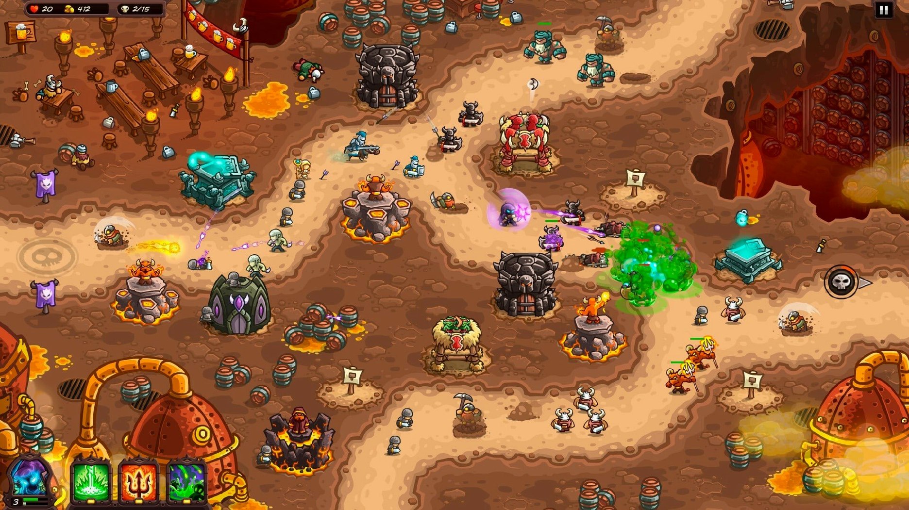 Kingdom Rush Vengeance - Tower Defense — glimpse 2 Kingdom Rush Vengeance - Tower Defense usage, image 2