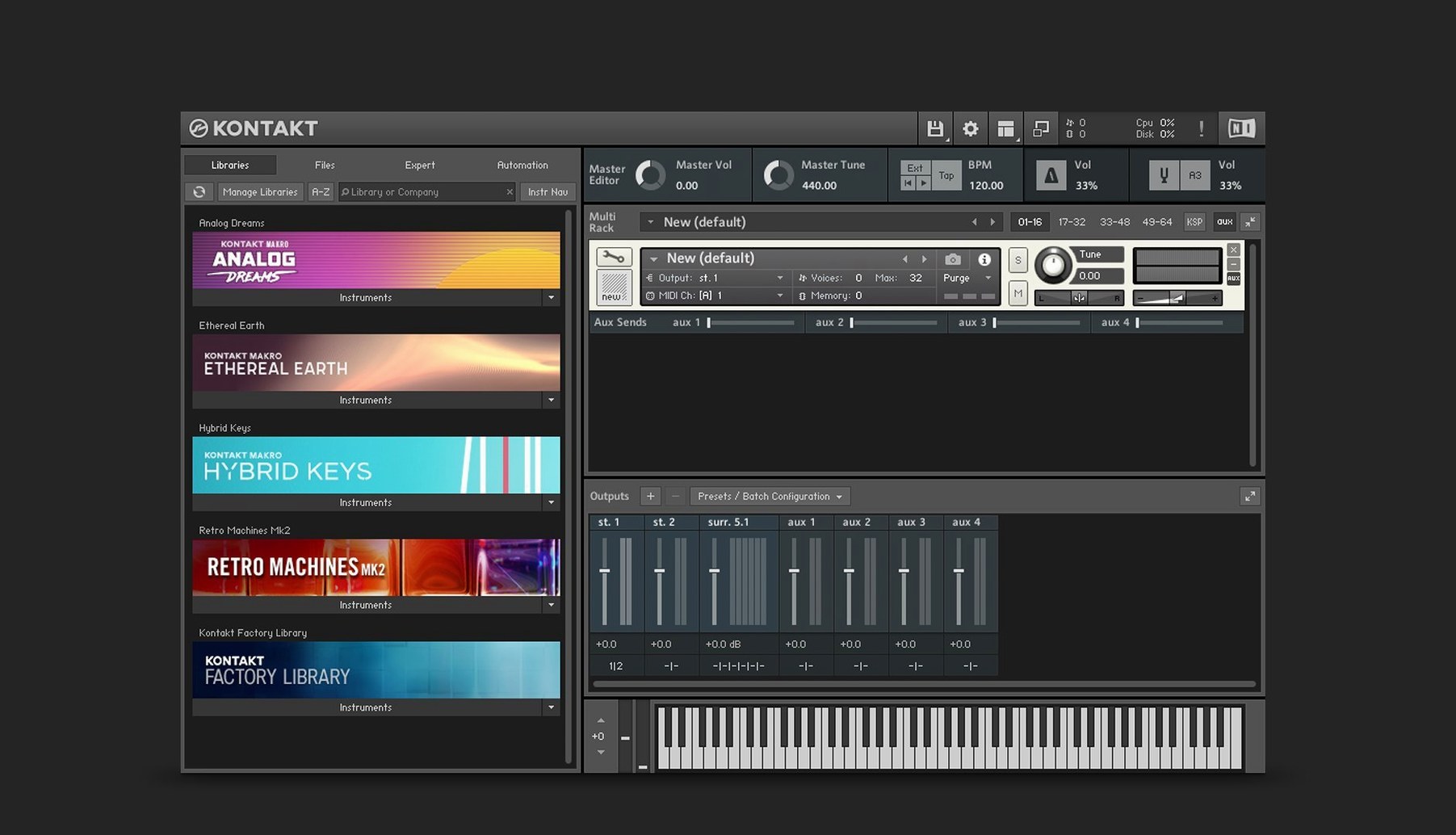 kontakt 8 mac crack — first screen