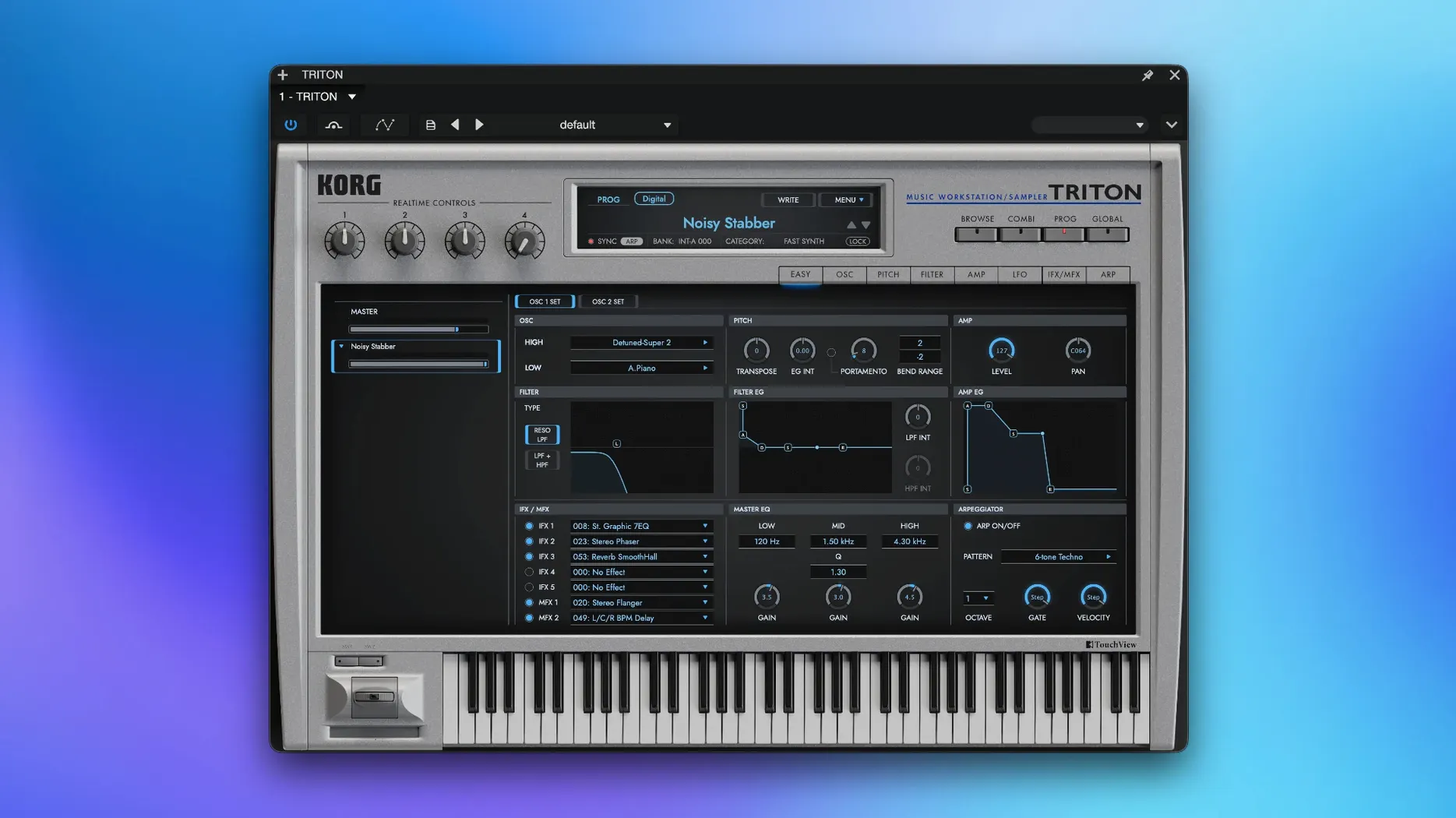 korg triton crack mac — first screen