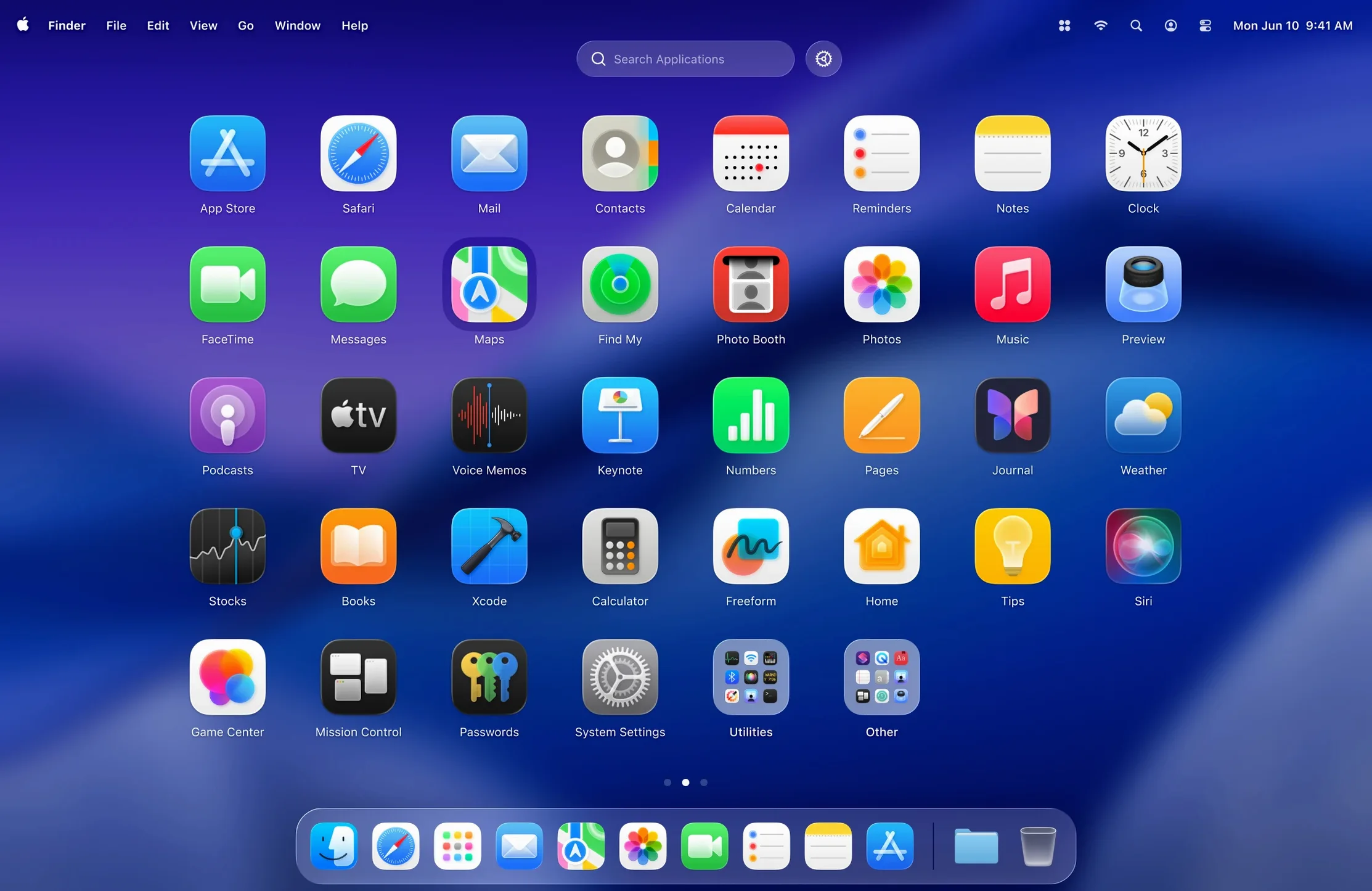 launchos os download — first screen