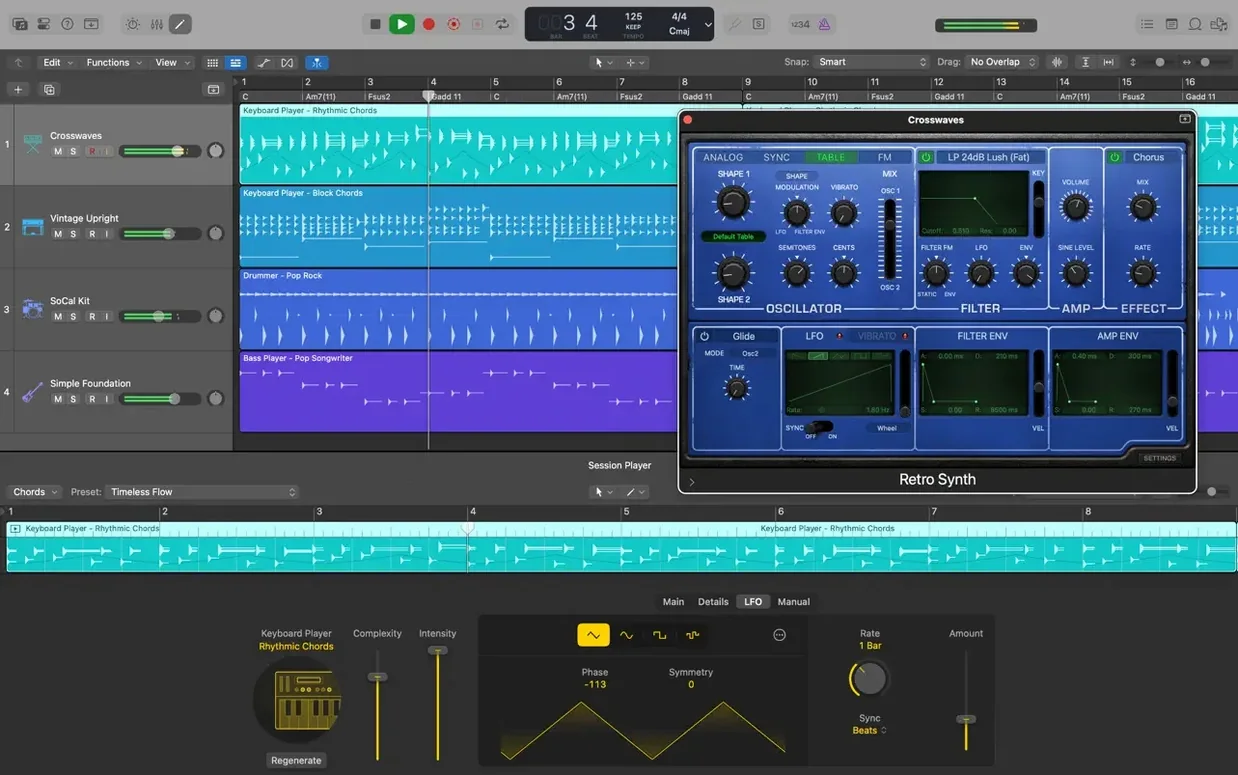 Logic Pro — glimpse 1 logic pro x free download — first screen