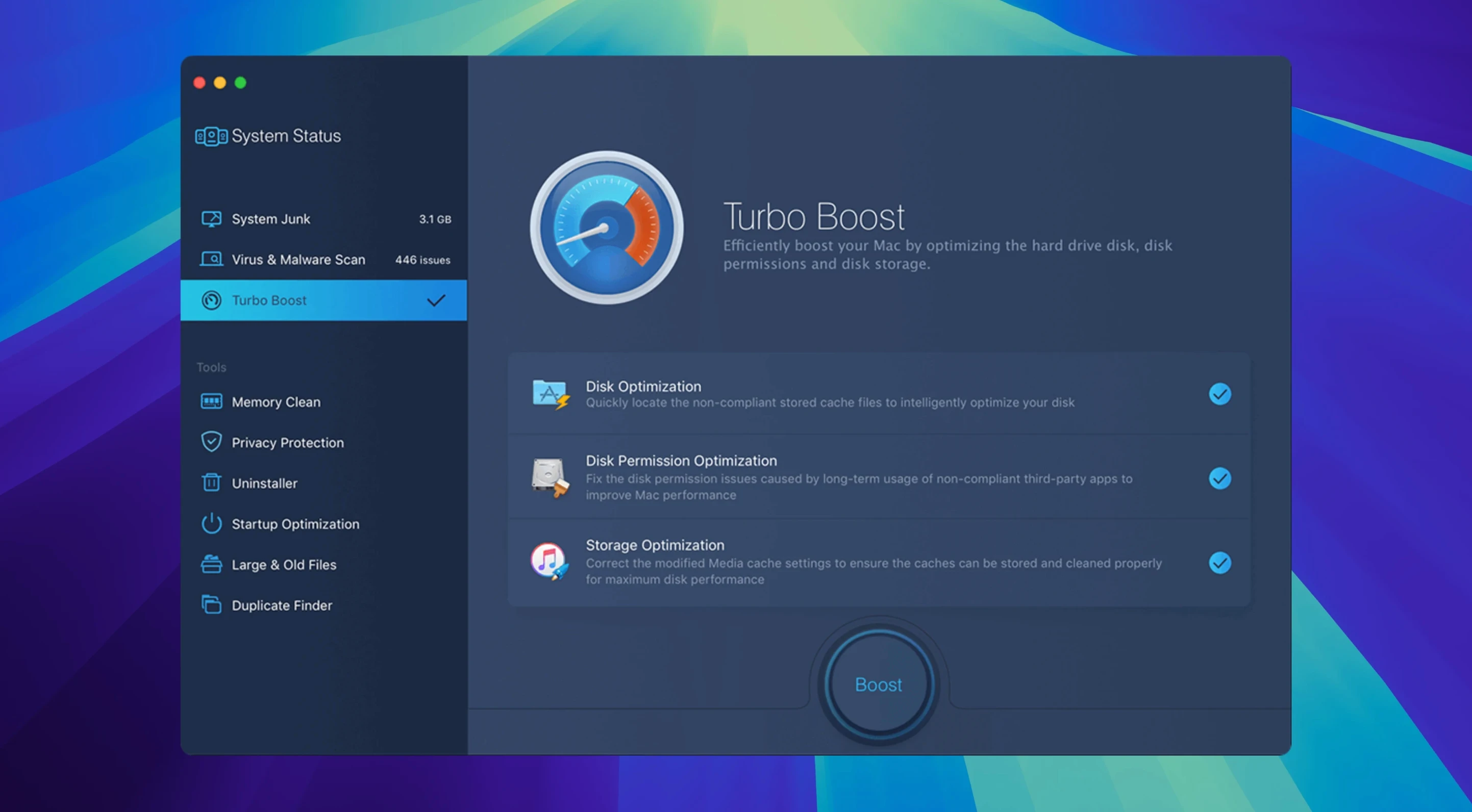 MacBooster visual 1 macbooster 8 pro — first screen
