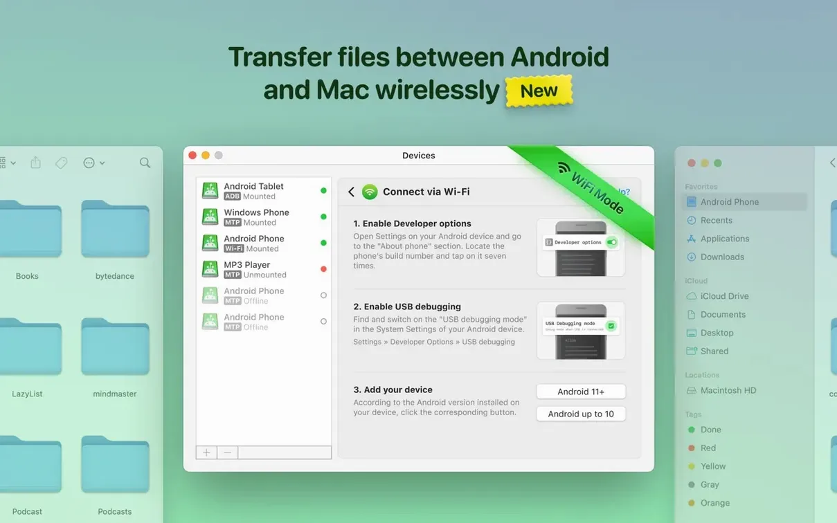 MacDroid Pro close-up 2
