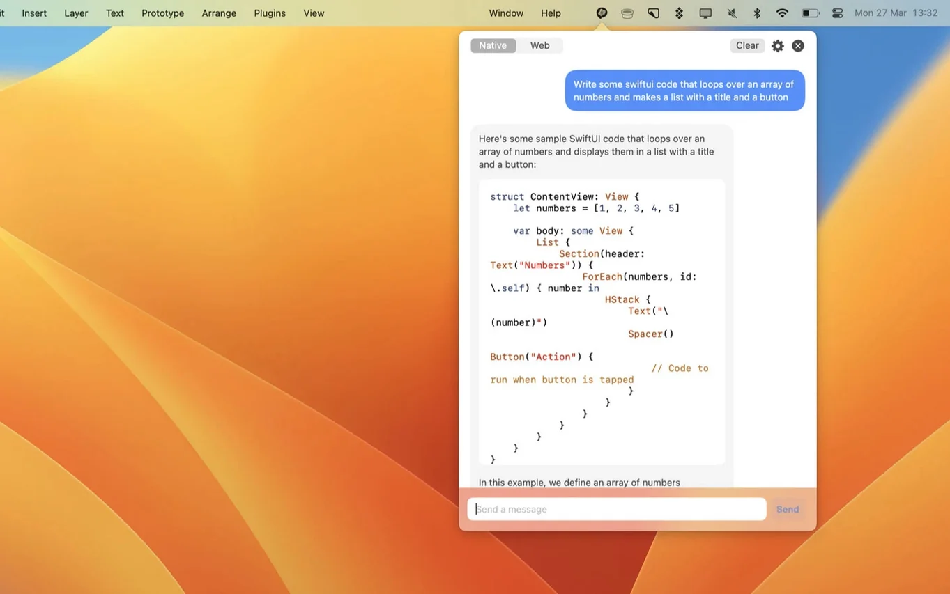 MacGPT usage, image 3