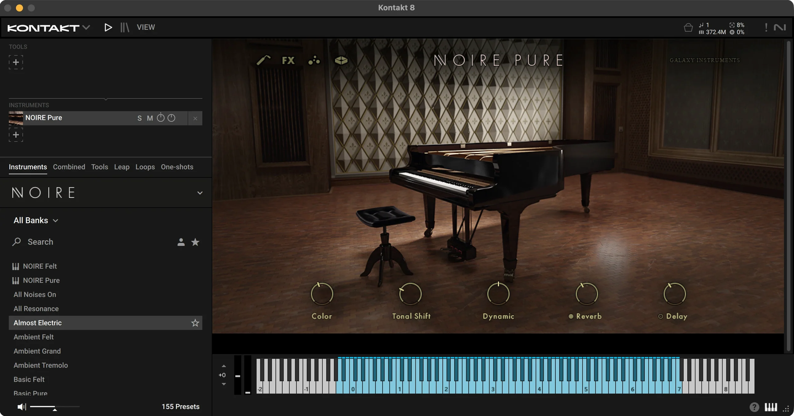 Native Instruments Noire KONTAKT — glimpse 2 Native Instruments Noire KONTAKT usage, image 2
