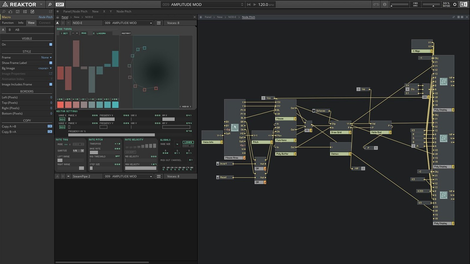Native Instruments Reaktor — glimpse 1 reaktor 6 mac — first screen