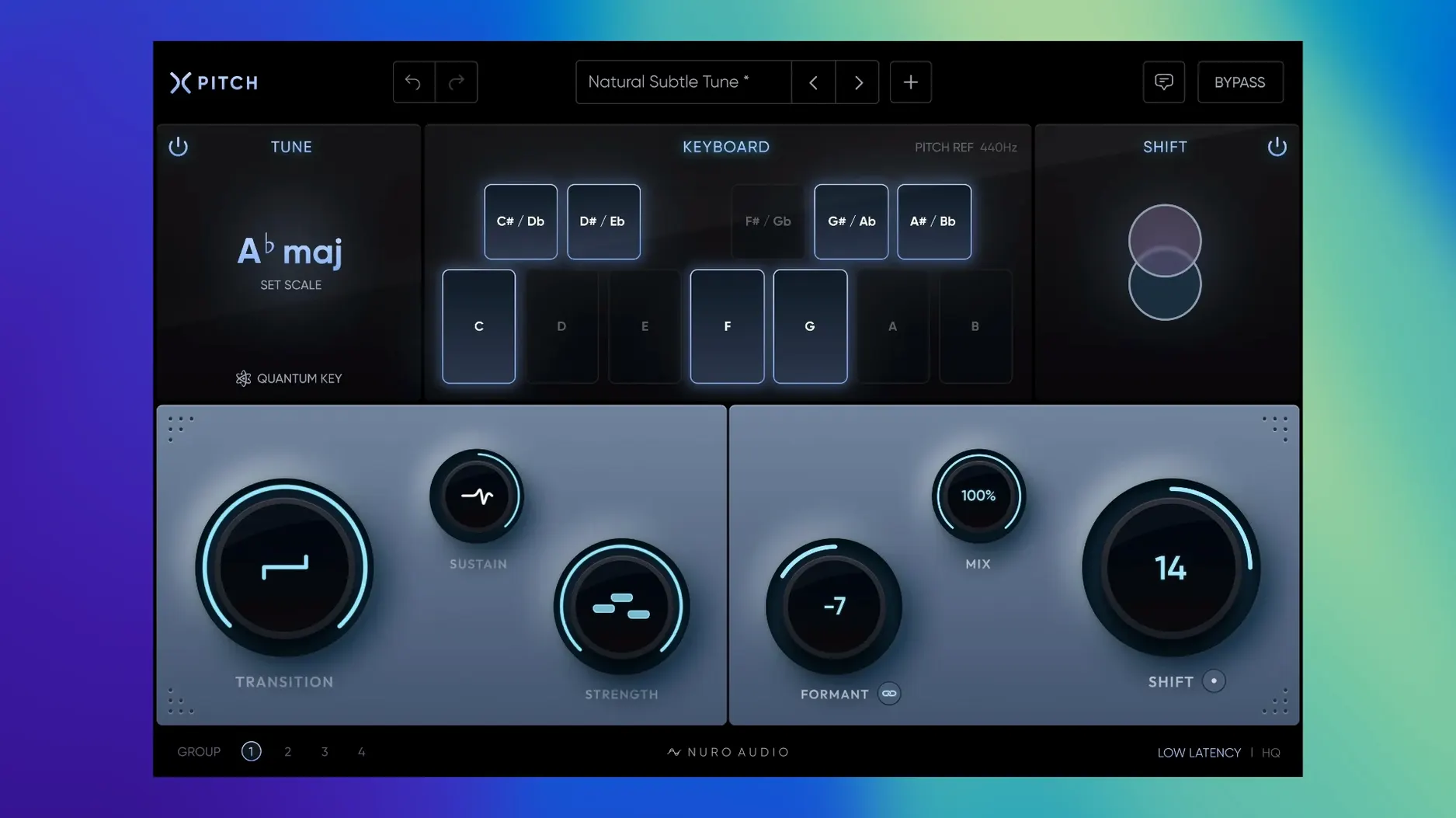 Nuro Audio Xpitch visual 1 nuro audio xpitch torrent macos — first screen