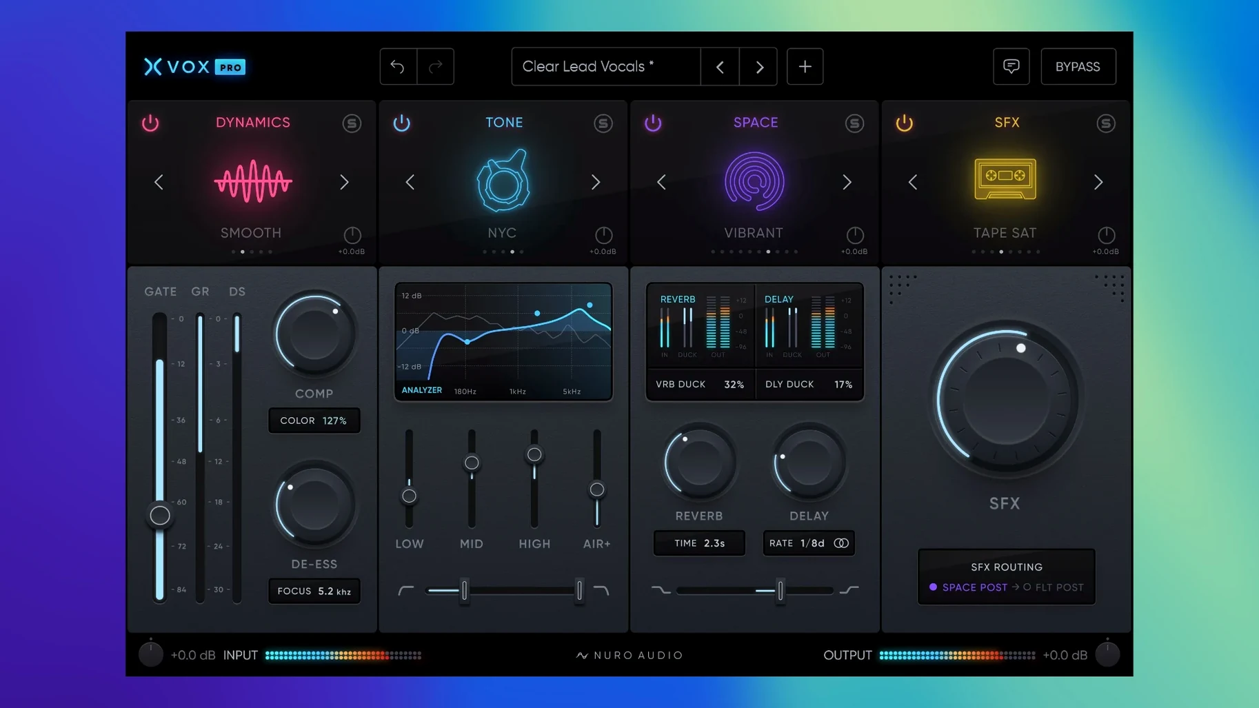 Nuro Audio XVOX Pro visual 1 nuro audio xvox pro mac download — first screen
