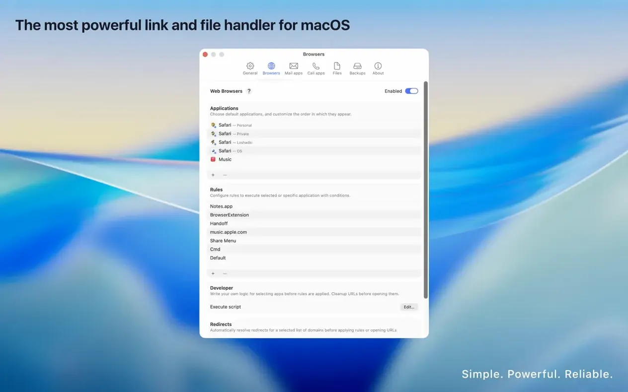 OpenIn - Advanced Link Handler visual 3 OpenIn - Advanced Link Handler close-up 3