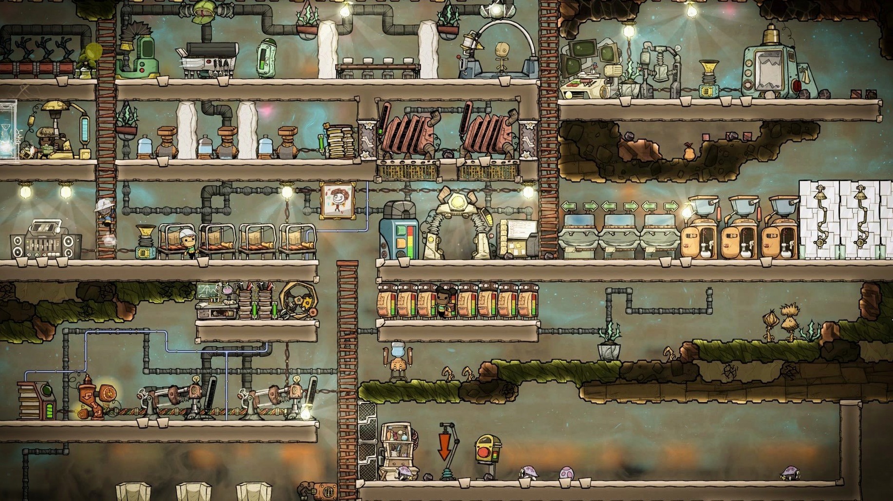 Oxygen Not Included visual 3 Oxygen Not Included close-up 3