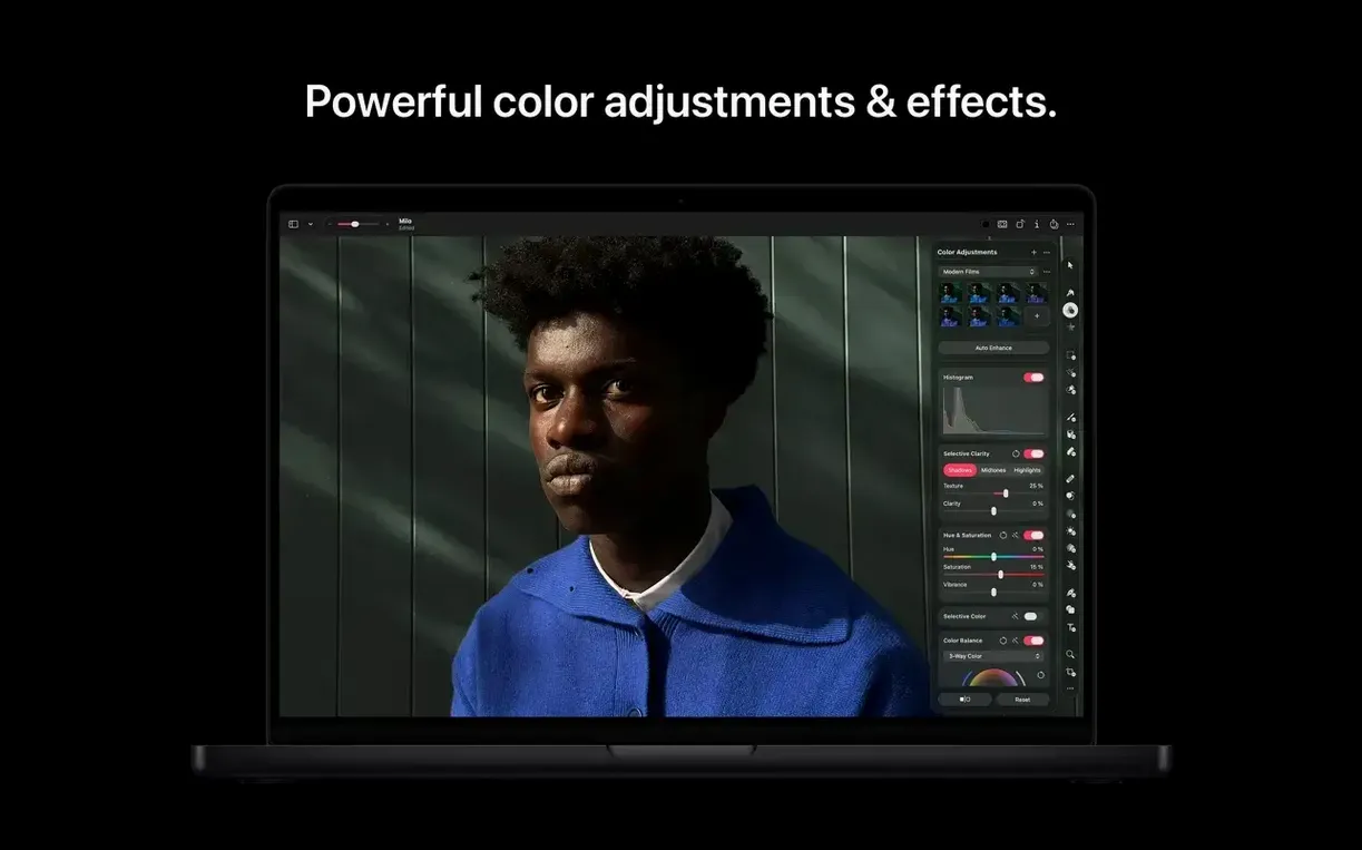 Pixelmator Pro visual 6 Pixelmator Pro close-up 6