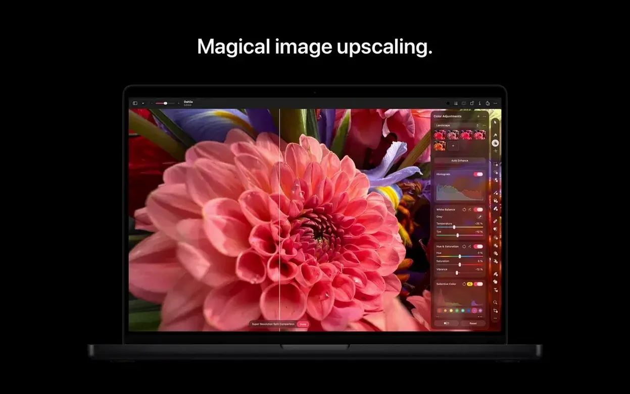 Pixelmator Pro visual 7 Pixelmator Pro close-up 7