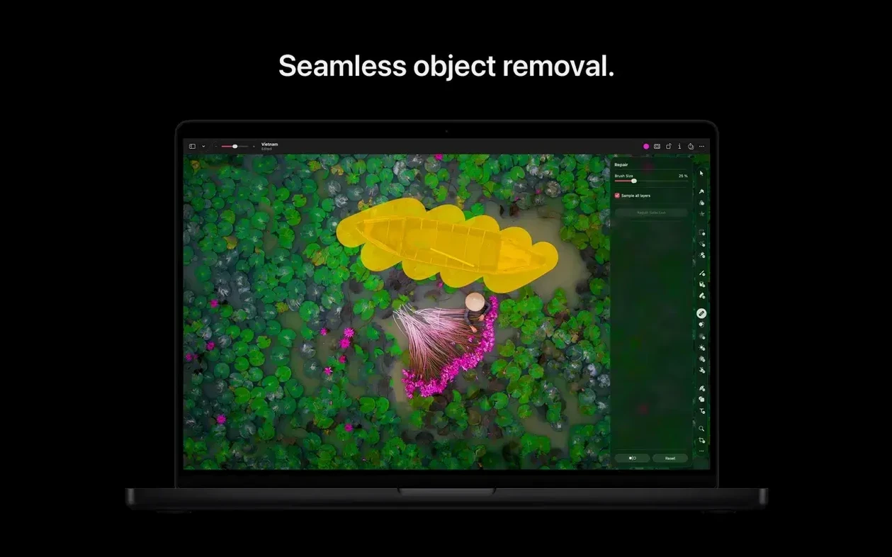 Pixelmator Pro visual 8 Pixelmator Pro close-up 8