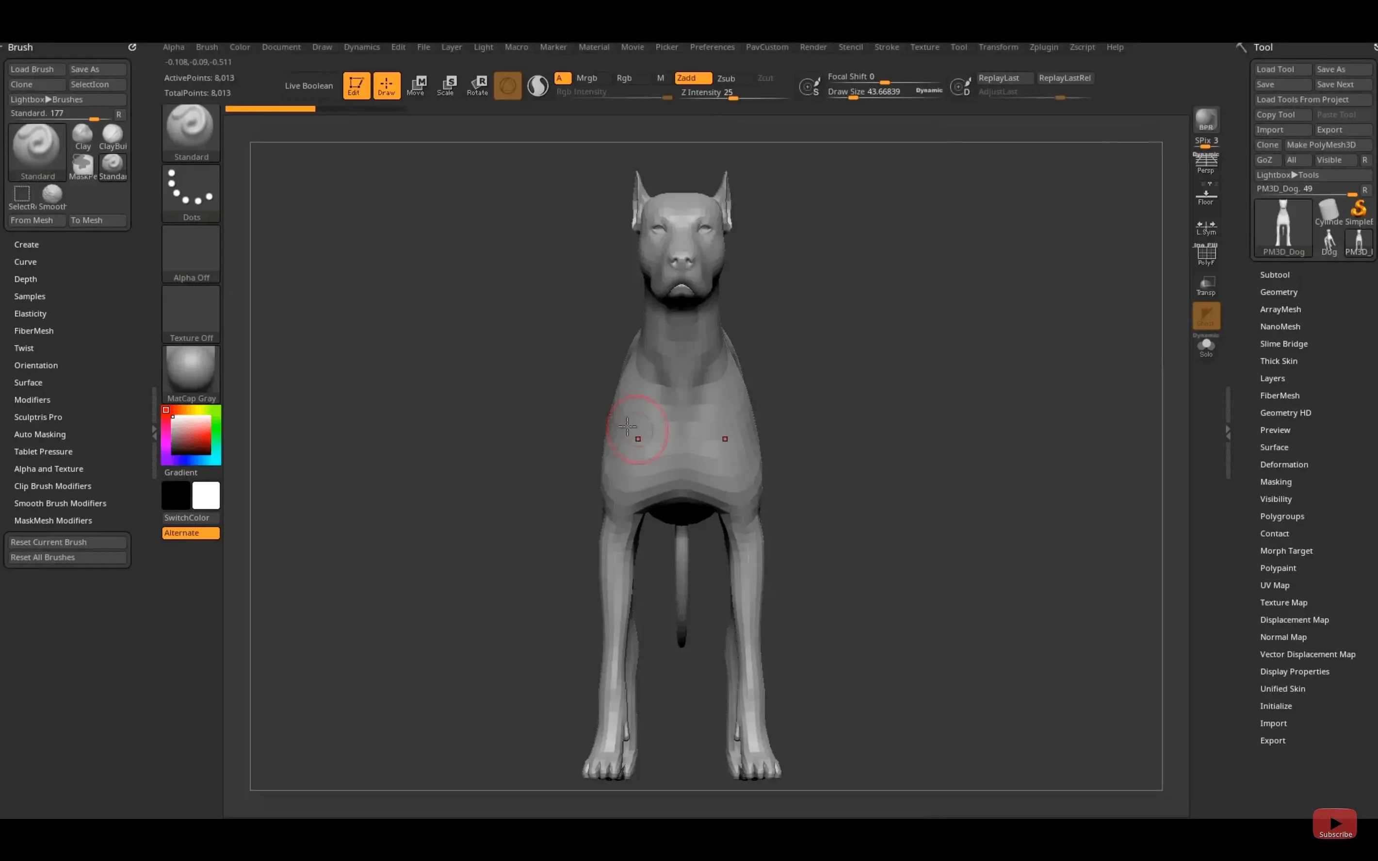Pixologic Zbrush usage, image 2