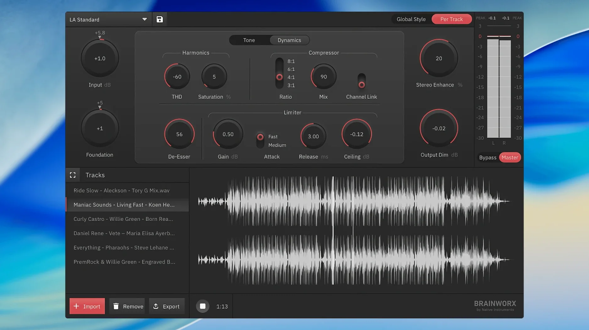 Plugin Alliance Brainworx bx_mastering studio visual 1 Overview of Plugin Alliance Brainworx bx_mastering studio — bx mastering studio free download