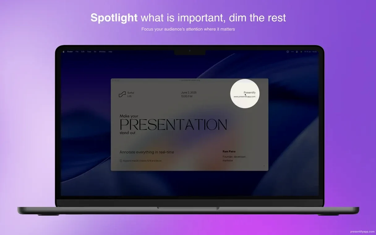 Presentify close-up 6
