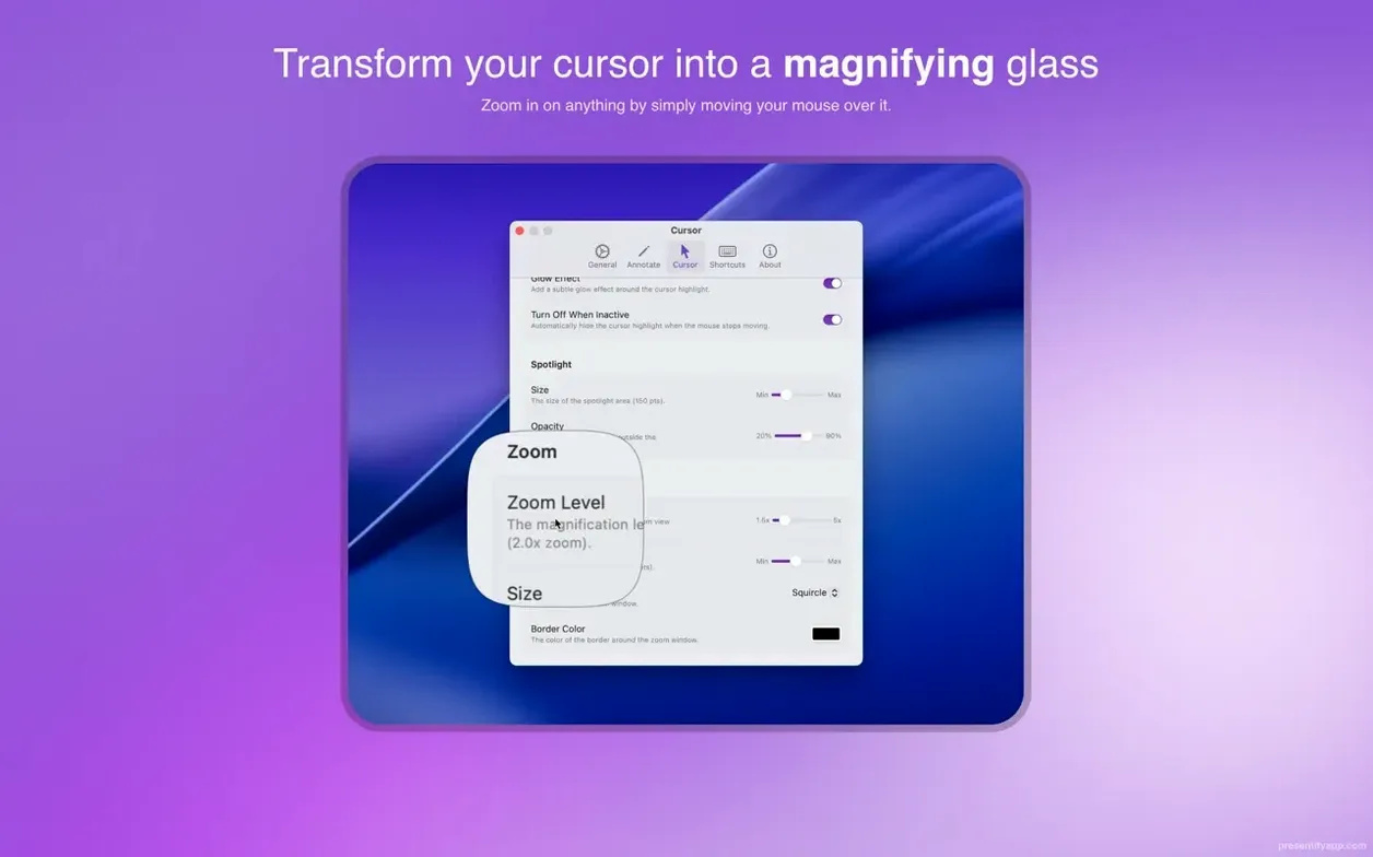 Presentify close-up 7