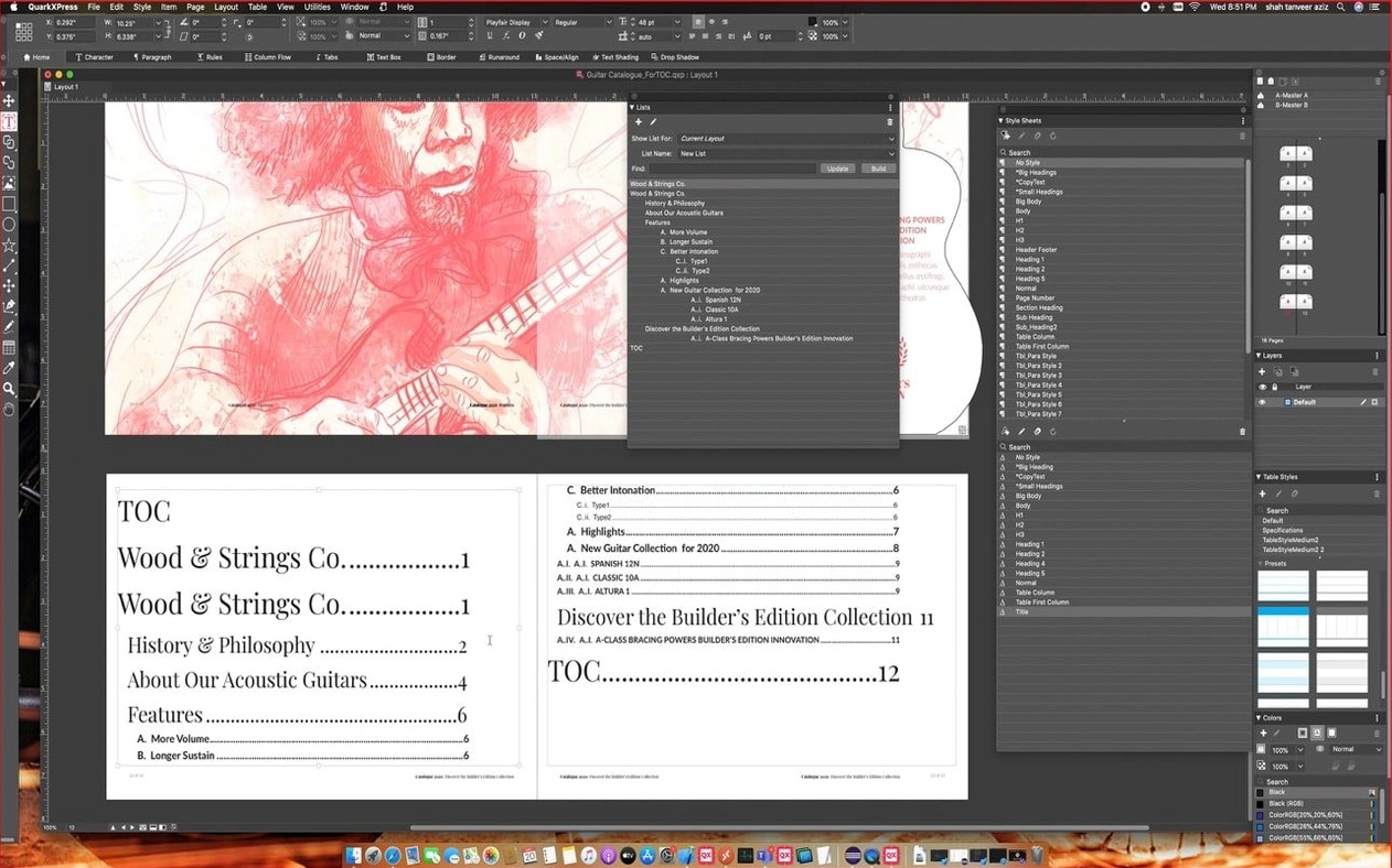 QuarkXPress — glimpse 2 QuarkXPress usage, image 2