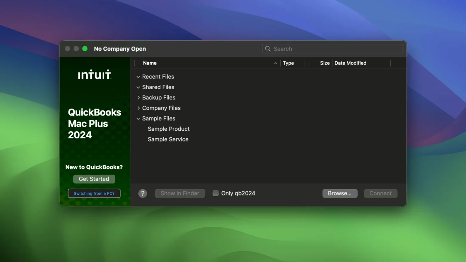 QuickBooks Mac Plus visual 1 quick books torrent — first screen