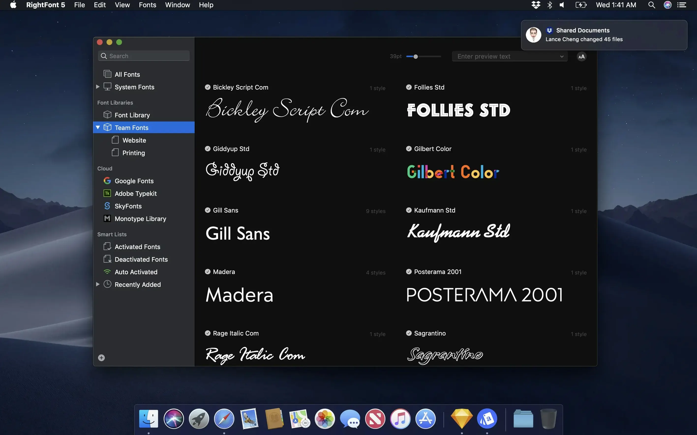 RightFont usage, image 2