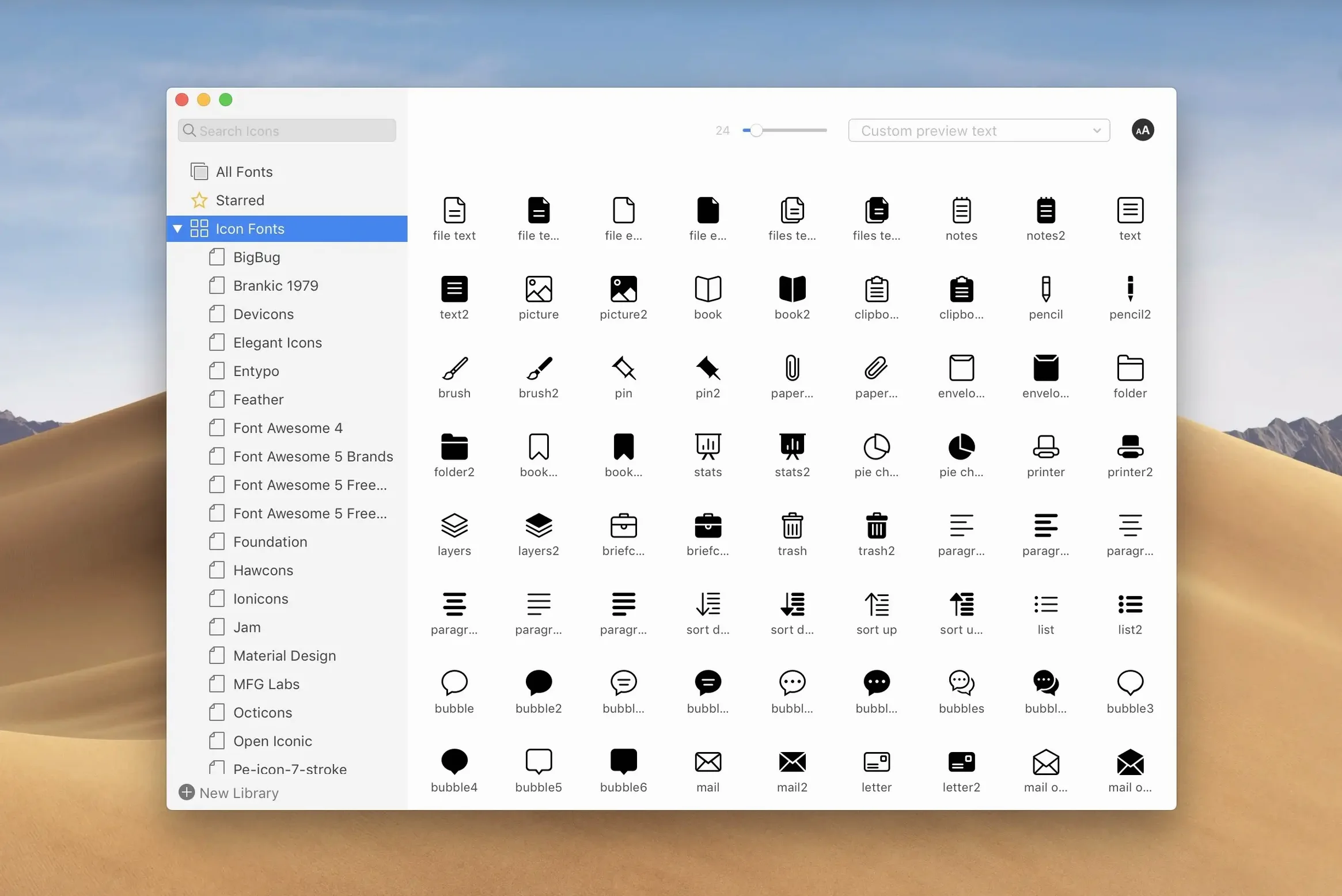 RightFont usage, image 4