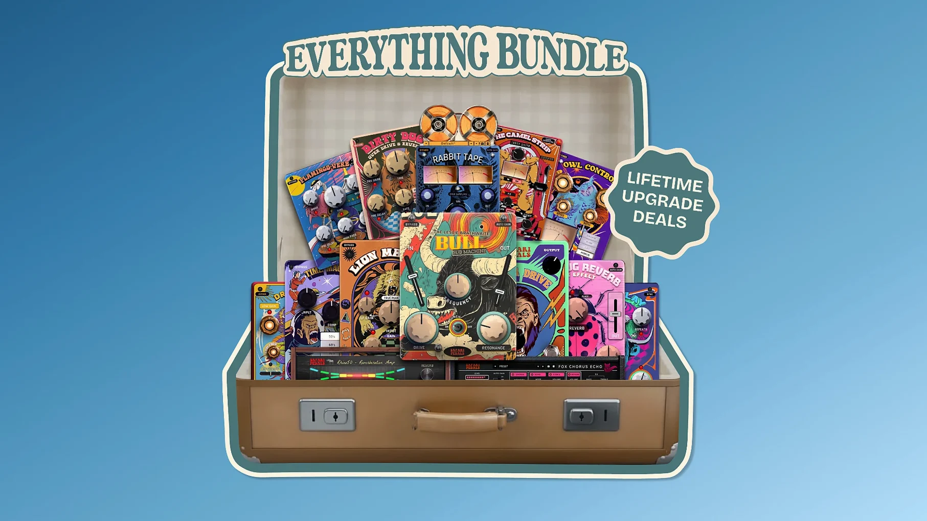 Safari Pedals Everything Bundle — glimpse 1 plugin everything deep glow free download — first screen