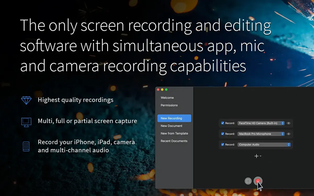 ScreenFlow visual 1 screenflow 10 download — first screen