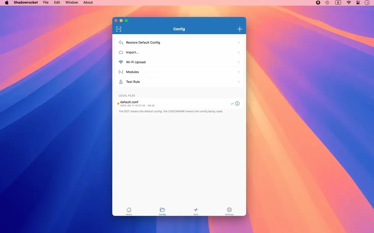 Shadowrocket — glimpse 3 Shadowrocket usage, image 3