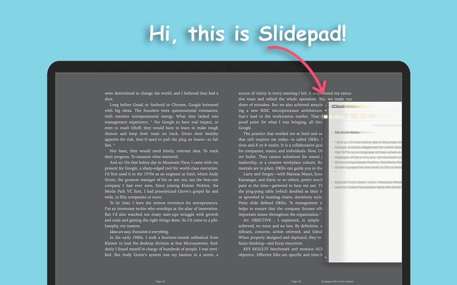 Slidepad visual 1 Overview of Slidepad — slidepad macos free