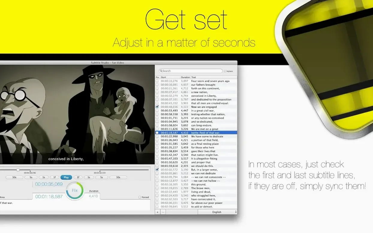 Subtitle Studio usage, image 3