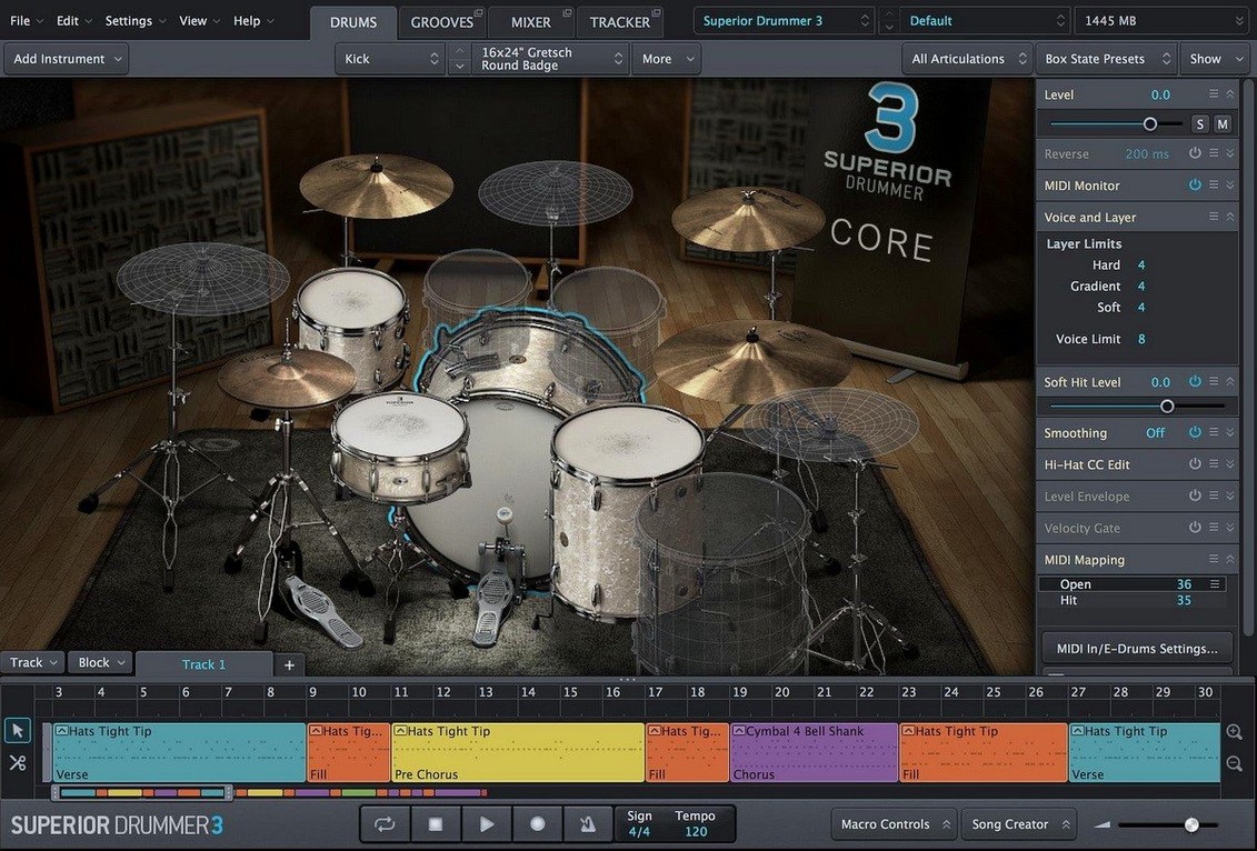 Superior Drummer visual 1 Overview of Superior Drummer — superior drummer 3 mac