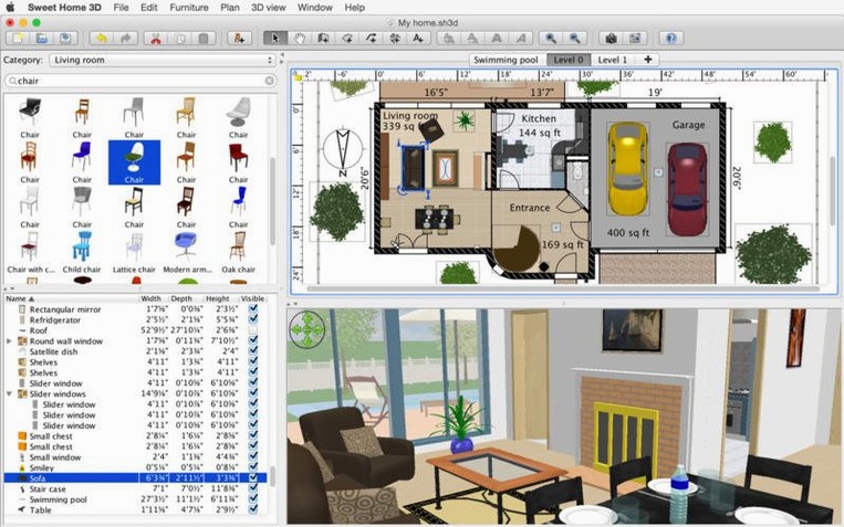 Sweet Home visual 1 3d sweet home free download — first screen