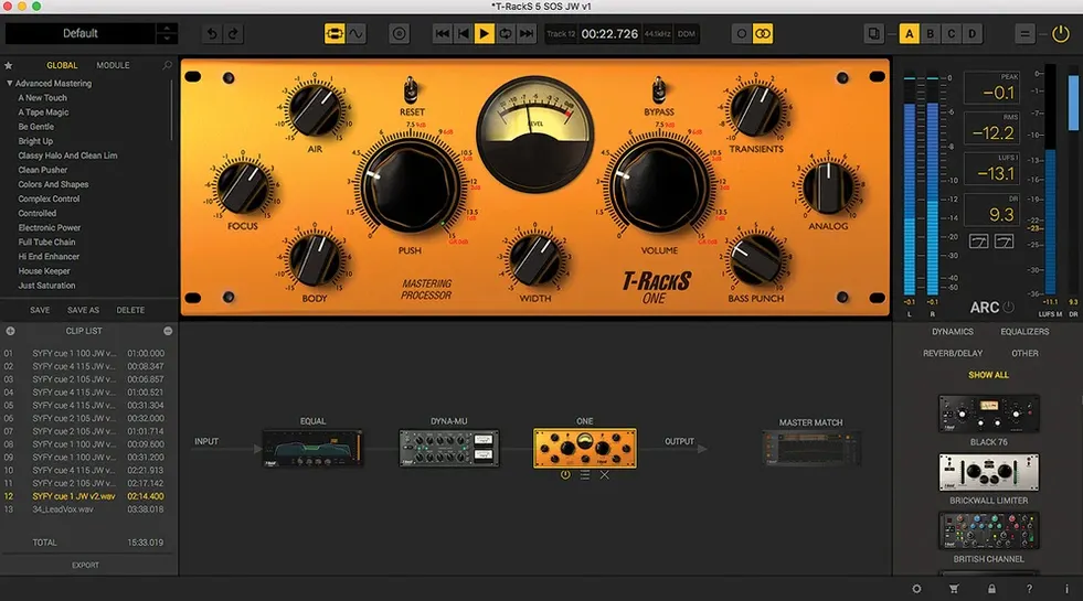 T-RackS — glimpse 1 Overview of T-RackS — t racks free download