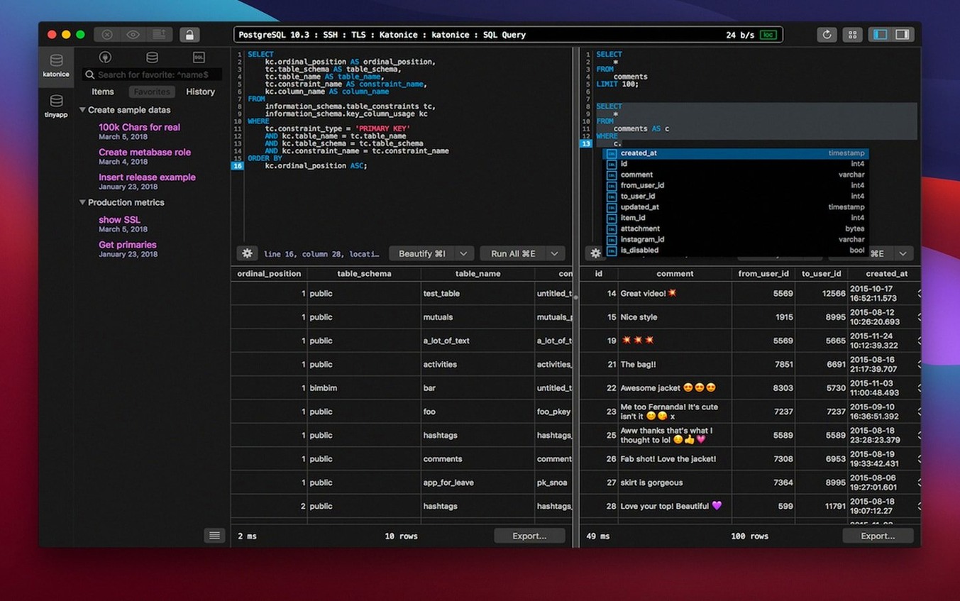 tableplus torrent — first screen