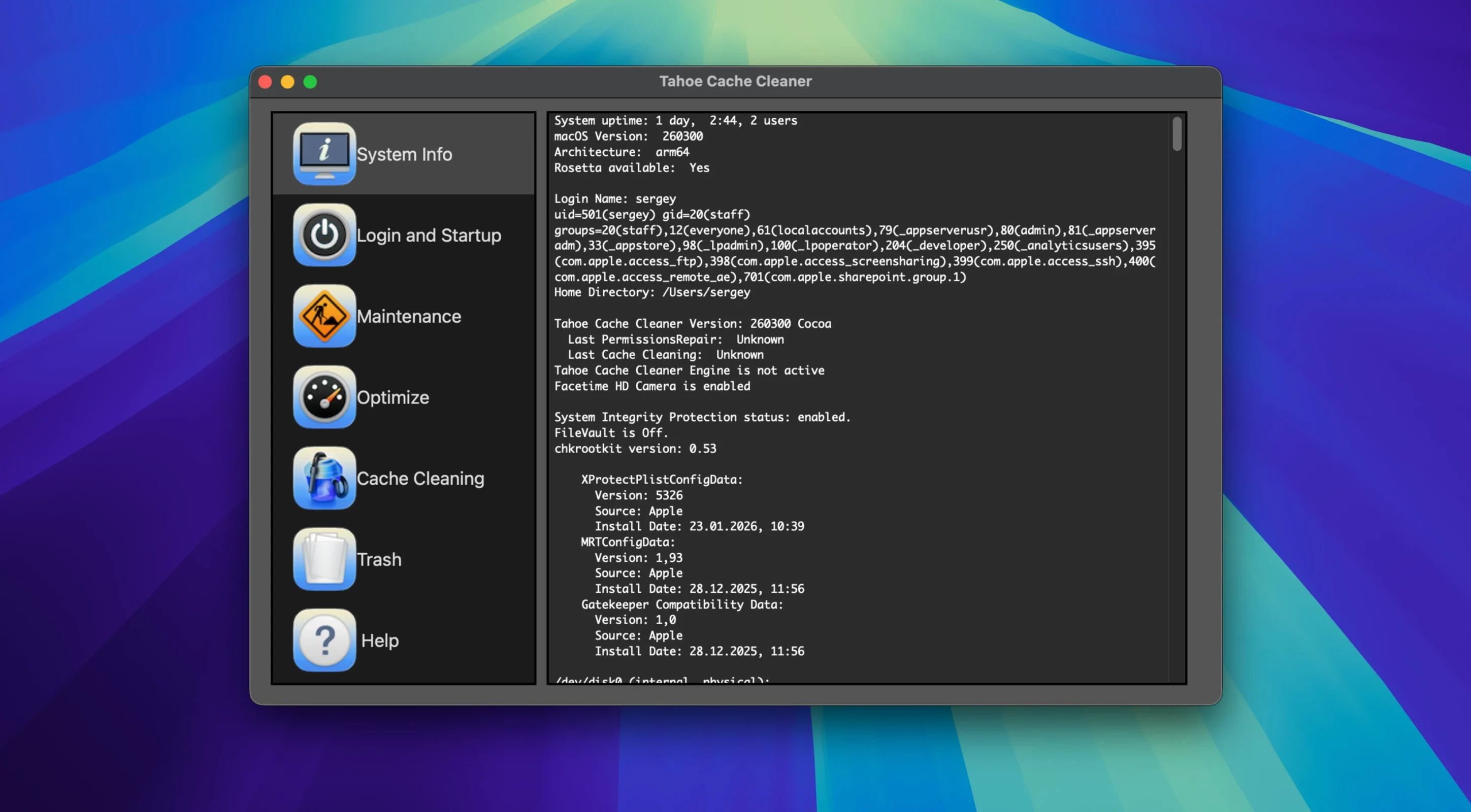 Tahoe Cache Cleaner visual 1 Overview of Tahoe Cache Cleaner — tahoe cache cleaner torrent macos