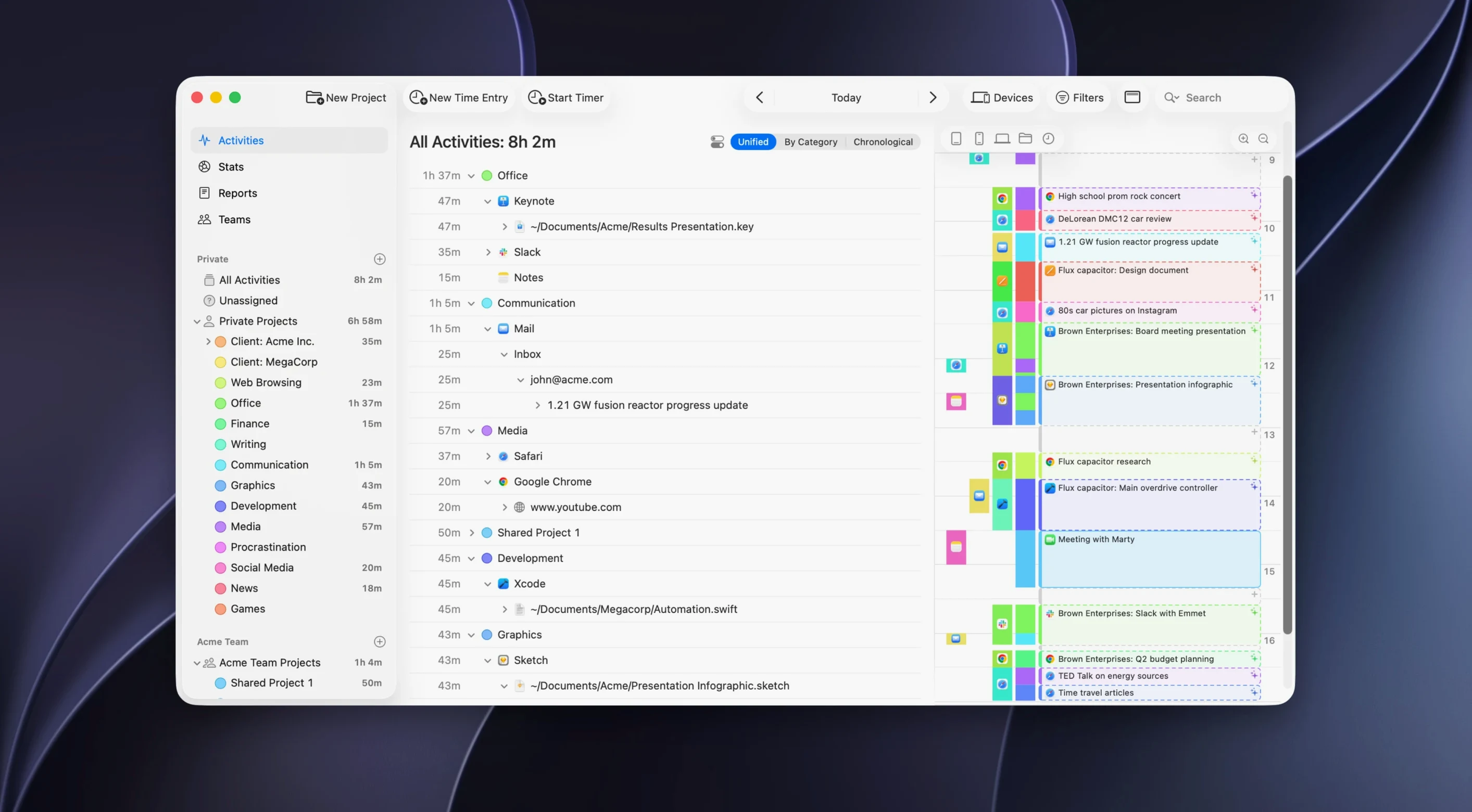 Overview of Timing — timing torrent macos