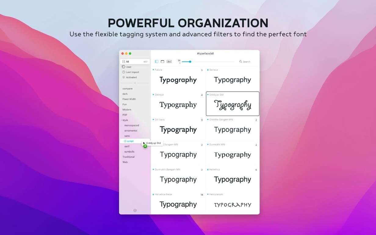 Typeface usage, image 2