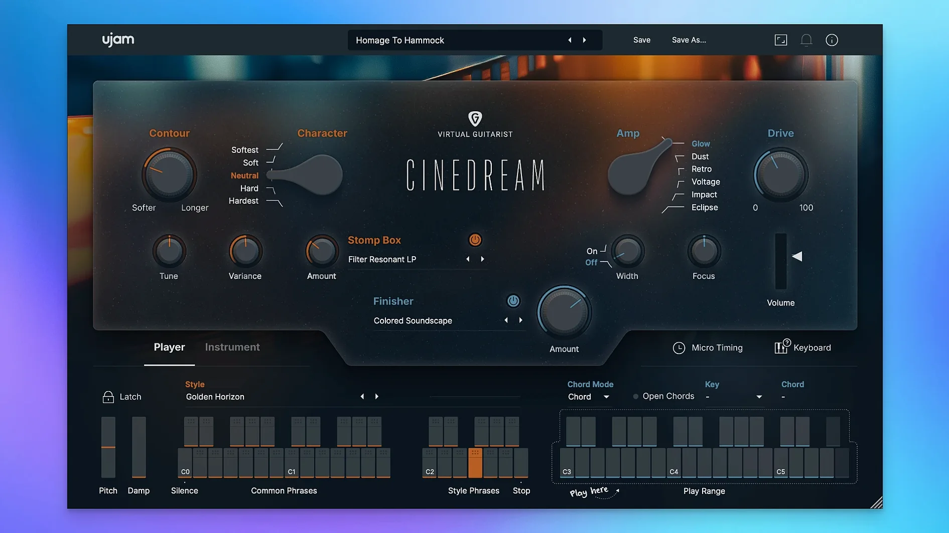 uJAM Cinedream visual 1 Overview of uJAM Cinedream — cinedream plugin download