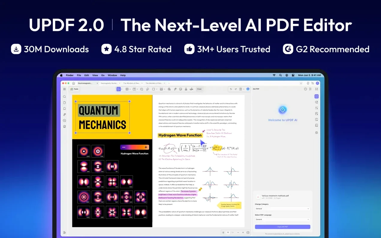 UPDF 2 - AI-Powered PDF Editor visual 1 updf 2 - ai-powered pdf editor mac download — first screen