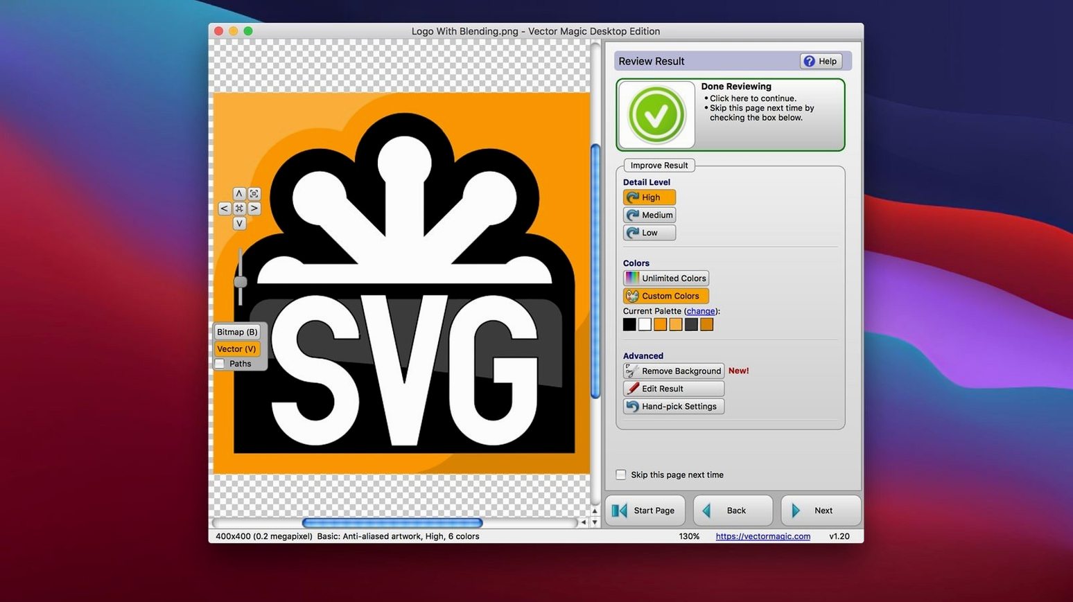 Vector Magic — glimpse 2 Vector Magic usage, image 2
