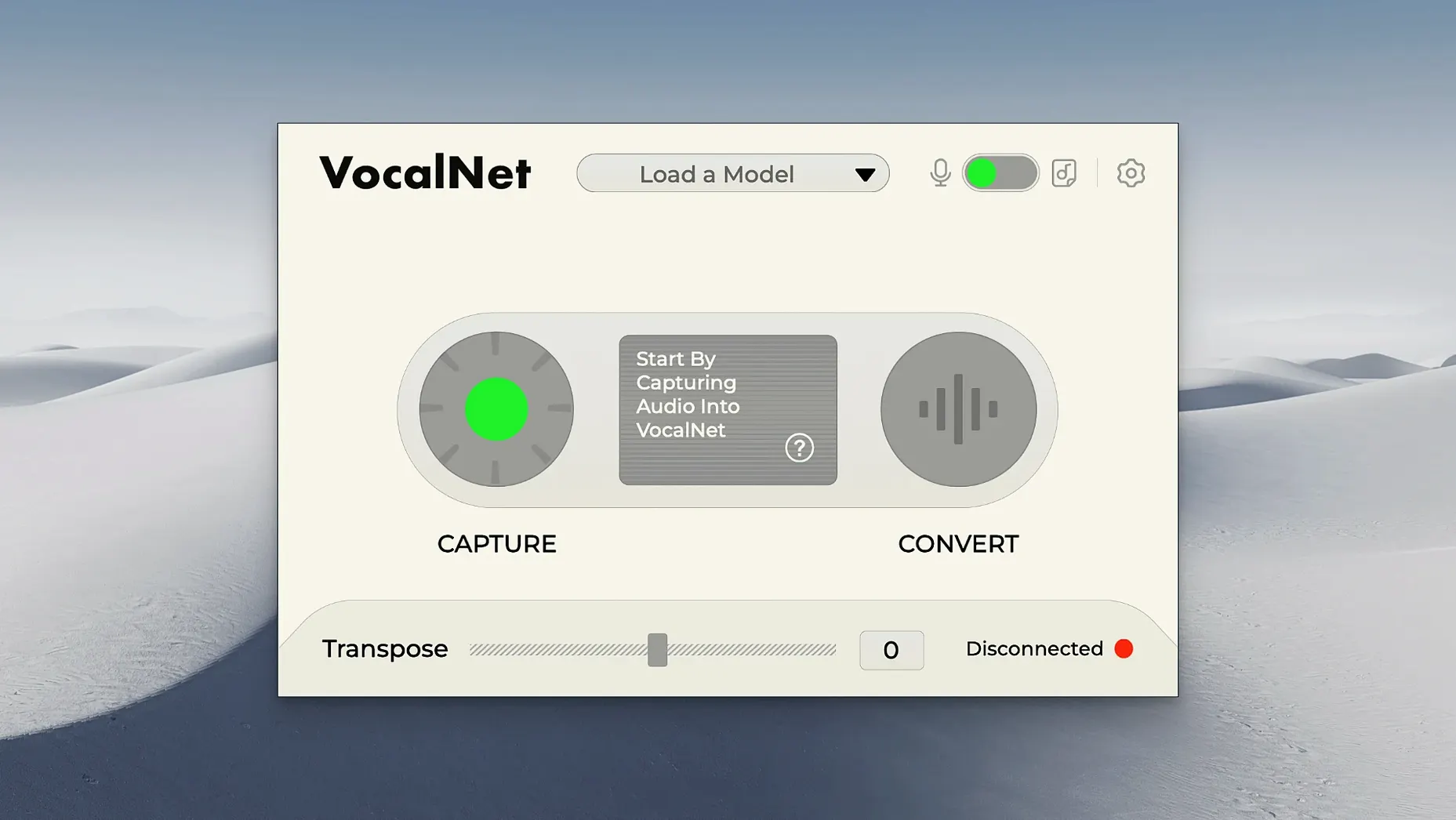 VocalNet visual 1 vocalnet vst — first screen