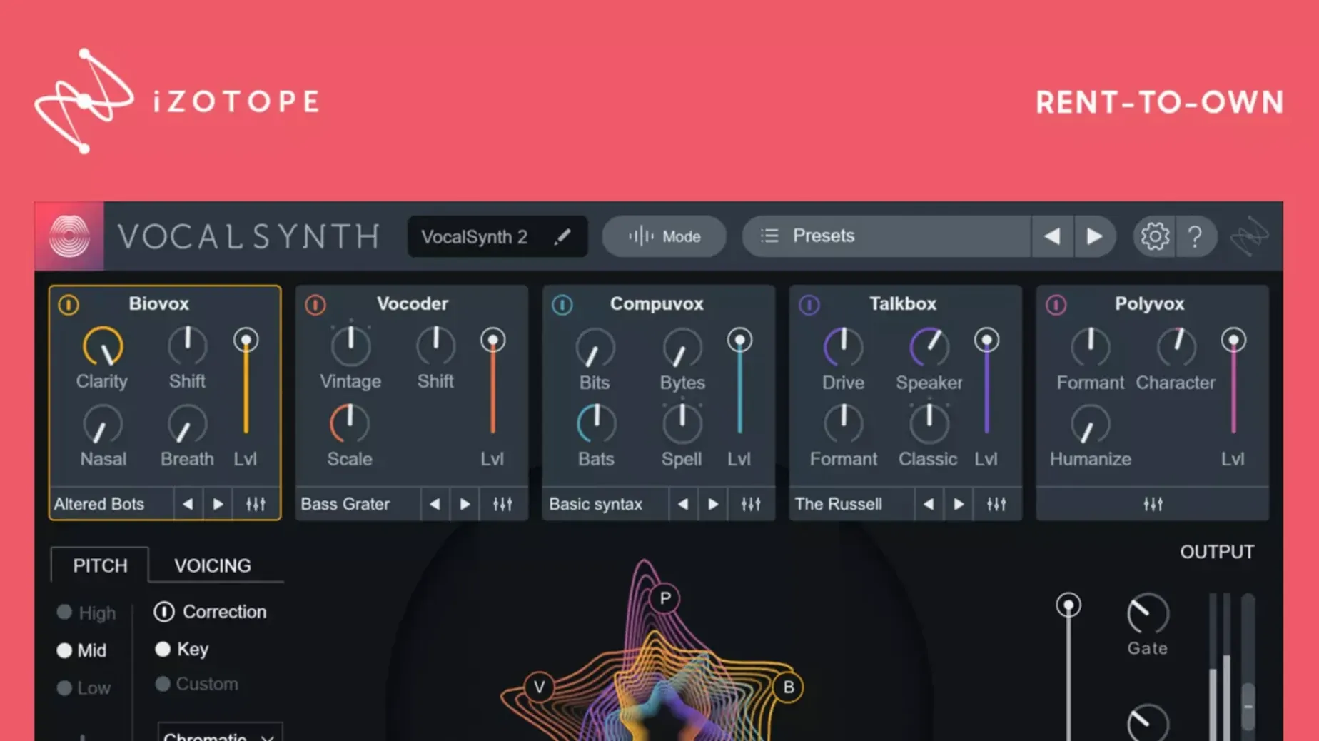 VocalSynth 2 — glimpse 1 Overview of VocalSynth 2 — izotope vocalsynth 2 free download